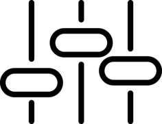 Levels Controls Outline Drawing Svg Vector, Free Vectors File